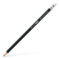 Олівець пр. "Faber-Castell" /1112/111200/ НВ чорний з гумкою (12) Олівець пр. "Faber-Castell" /1112/111200/ НВ чорний з гумкою (12)