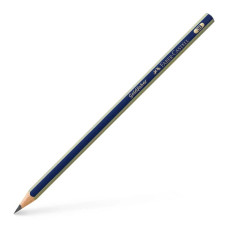 Олівець пр. "Faber-Castell" /1221/112503/ 3В GOLDFABER синьо-золотий (12/72)