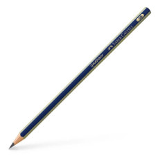 Олівець пр. "Faber-Castell" /1221/112505/ 5B GOLDFABER синьо-золотий (12/72)