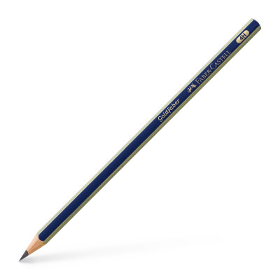 Олівець пр. "Faber-Castell" /1221/112514/ 4Н GOLDFABER синьо-золотий (12/72)
