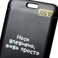 Бедж-брелок "YES" /940420/ вертикальний "Не ускладнюй!", слайдер (1/400)
