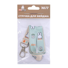Стрічка для бейджа "YES " /940403/ із карабіном Yes "Miffy"