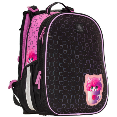 Ранець-рюкзак "CLASS" /2503C/ SchoolCase Mini 2 відділення, 35х27х16см, "Kitty"