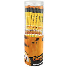 Олівець ч/г "Kite" /GF25-046/ з гумкою, тригранний Garfield THEATRICAL 2024 (36/432)