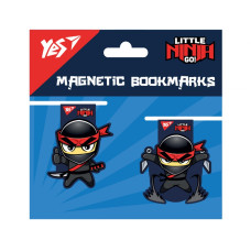 Закладки магнітні "YES" /708113/ "Ninja", 2шт (1/10/500) Закладки магнітні "YES" /708113/ "Ninja", 2шт (1/10/500)