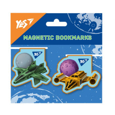 Закладки магнітні "YES" /708116/ "Super Space", 2шт (1/10/500) Закладки магнітні "YES" /708116/ "Super Space", 2шт (1/10/500)