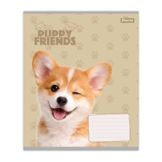 Зошит уч. "1B" 12арк.# /768776/ "Puppy friends" (25/500)