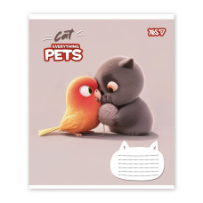 Зошит уч. "YES" 12арк.# /768700/ "Cat and pets" (25/500)