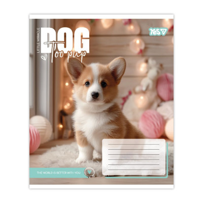 Зошит уч. "YES" 12арк.# /768731/ "Dog too pup" (25/500)