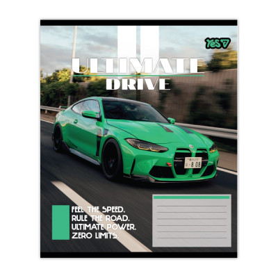 Зошит уч. "YES" 12арк.# /768509/ "Ultimate drive"   (25/500)