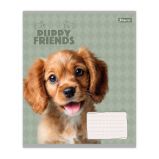 Зошит уч. "1B" 12арк.== /768777/ "Puppy friends" (25/500)
