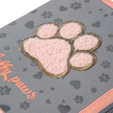 Пенал твердий "YES" /533866/  1 відділ. без клапана HP-02 Cute paws 13*21*3см (1/48)