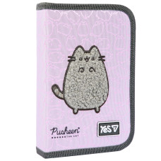 Пенал твердий "YES" /533741/  1 відділ. з двома клапанами HP-04 Pusheen Delicacy 14*21*4см (1/48)