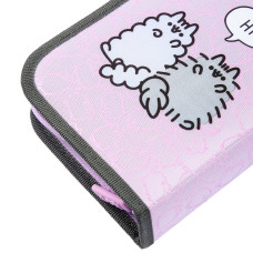 Пенал твердий "YES" /533741/  1 відділ. з двома клапанами HP-04 Pusheen Delicacy 14*21*4см (1/48)