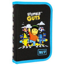 Пенал твердий "YES" /533747/  1 відділ. з двома клапанами HP-04 Stumble Guys 14*21*4см (1/48)