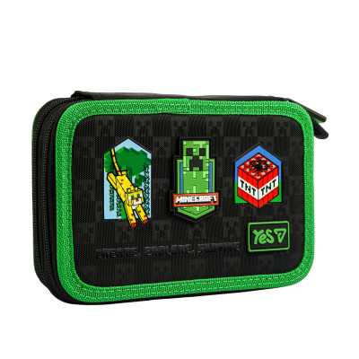 Пенал твердий "YES" /533718/  2 відділ. HP-01 Minecraft Adventure 13*21*4см (1/48)
