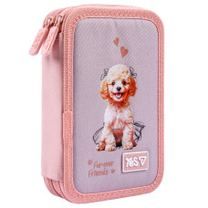 Пенал твердий "YES" /533713/  2 відділ. HP-01 My Puppy 13*21*4см (1/48)