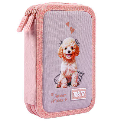 Пенал твердий "YES" /533713/  2 відділ. HP-01 My Puppy 13*21*4см (1/48)