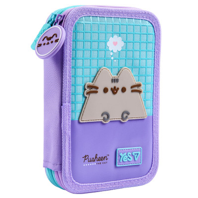 Пенал твердий "YES" /533712/  2 відділ. HP-01 Pusheen Summer 13*21*4см (1/48)