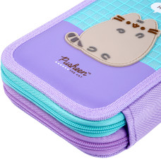 Пенал твердий "YES" /533712/  2 відділ. HP-01 Pusheen Summer 13*21*4см (1/48)