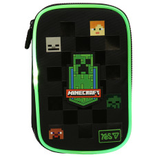 Пенал-книжка "YES" /533778/ з LED  PH-35 Minecraft Reality 24*16*4см (1/24)