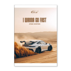 Блокнот А6/32арк. "Gold Brisk" /ЗВ-30/ карт.обл. СКОБА + УФ лак (софт-тач)(0918)2026 (40/640)