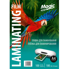 Плівка для ламінування "Magic" глянець ф. А4 (216mm*303mm) (100арк.) товщ. 100(50/50) мкм кольор. упак. /1007/1000 Плівка для ламінування "Magic" глянець ф. А4 (216mm*303mm) (100арк.) товщ. 100(50/50) мкм кольор. упак. /1007/1000