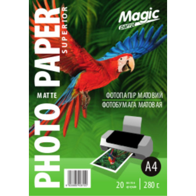 Фотопапір "Magic"  A4 матовий  280 г (20 арк. ) Superior /8150/