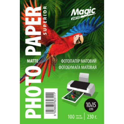 Фотопапір "Magic"  10х15 матовий  230 г (100 арк.) Superior /3111/