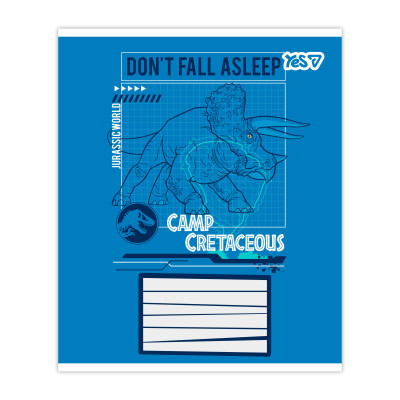 Зошит уч. "YES" 18арк.# /768814/ "Jurassic World.Camp cretaceous" (25/400)