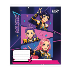 Зошит уч. "YES" 18арк.# /768950/ "K-POP musik" (25/400)