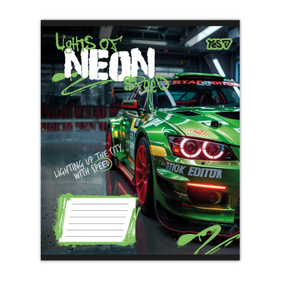 Зошит уч. "YES" 18арк.# /768810/ "Neon" (25/400)