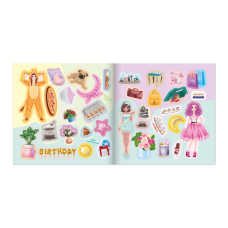 Книжка з наліпками 230*230мм/14арк "Апельсин" /РМ-87/ "Stickerland" 4арк.наліпок вн. бл. 150г/м мікс (12)