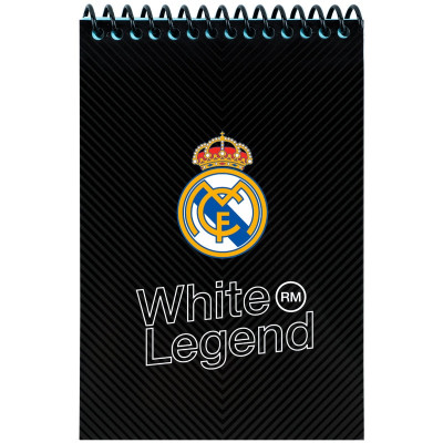 Скетчбук А6/48арк. "Kite" /RL26-196-2/ пласт. спіральFC Real Madrid-2 (1/20)