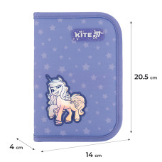 Пенал "Kite" /LP25-622/ 1 від., 2 відв., без наповнення 622 My Little Pony (1/48)