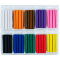 Пластилін восковий "Kite" /K-084/ 10кол., 200г. Classic (67728) (1/20)