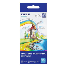 Пастель масляна "Kite" /K-071/ 12 кольорів Classic (67638) (1/12) Пастель масляна "Kite" /K-071/ 12 кольорів Classic (67638) (1/12)