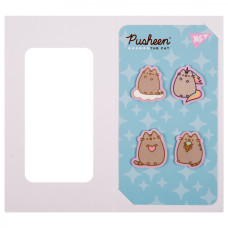 Індекс регістри "YES" /170419/ "Pusheen", пластик, 80 шт (4х20) (1/10/1000)