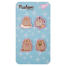 Індекс регістри "YES" /170419/ "Pusheen", пластик, 80 шт (4х20) (1/10/1000)