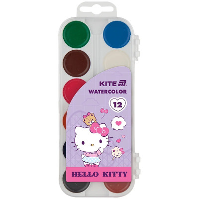 Акварель 12 кол. "Kite" /HK25-061/ Hello Kitty (1/12)