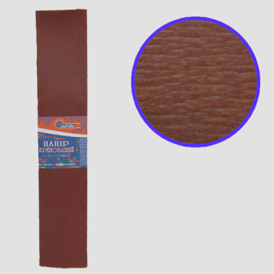 Гофропапір 150%, 95г/м2 JO /KR150-8043/ 50*200см коричневий (1/100)
