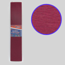 Гофропапір 150%, 95г/м2 JO /KR150-8002/ 50*200см бордовий (1/100)
