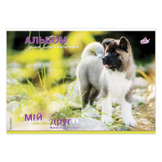 Альбом для малювання "Бріск" А4/12арк. (100г/м.кв.)  AB-12 (262) (24/192) скоба
