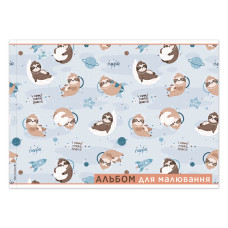 Альбом для малювання "Бріск" А4/20арк.(100г/м.кв.)  AB-15  (24/144) скоба