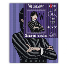 Алмазна мозаїка "SANTI" /955333/ "Wednesday Addams", 40*50 см