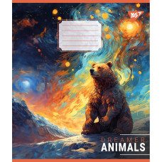 Зошит уч. "YES" 18арк.# /766968/ "Dreamer animals" (25/400)