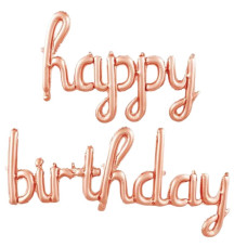 Кулька гірлянда "WB" /10432/ Happy (45*88см) Birthday (120*53см) рожеве золото (1/12) Кулька гірлянда "WB" /10432/ Happy (45*88см) Birthday (120*53см) рожеве золото (1/12)