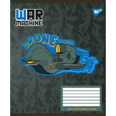 Зошит уч. "YES" 12арк.# /766278/ "War machine" (25/500)