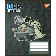 Зошит уч. "YES" 12арк.# /766278/ "War machine" (25/500)