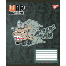 Зошит уч. "YES" 12арк.# /766278/ "War machine" (25/500)